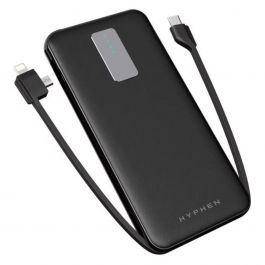 Hyphen X Series 20,000mAh Slim Fast Charge Power Bank, Black