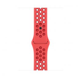 45mm Bright Crimson/Gym Red Nike Sport Band