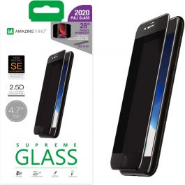 AT IPHONE 9 2.75D PRIVACY EX-BUL DUST F GLASS W/INST BK