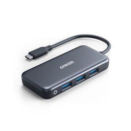 Anker Premium 7-in-1 USB-C Hub 1H 1C 2A 2M 1E Gray