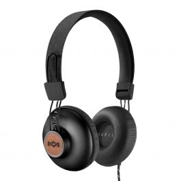 EM-JH121-SB|House of Marley Positive Vibration 20 - Signature Black - On-Ear Headphone