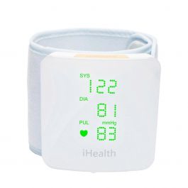 IHEALTH-BP7S|iHealth View Wrist Blood Pressure Monitor with Blue Tooth Connectivity for Android  IOS |جهاز قياس ضغط الدم المثبت على المعصم من iHealth المزود بخاصية الاتصال بنظامي الأندرويد والـIOS عن طريق البلوتوث