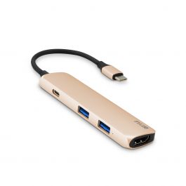 USB Type-C HUB 4K HDM Gold