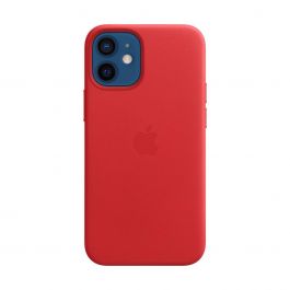 iPhone 12 mini Leather Case with MagSafe - (PRODUCT)RED