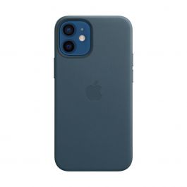 iPhone 12 mini Leather Case with MagSafe - Baltic Blue