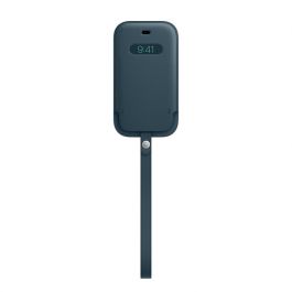 iPhone 12 mini Leather Sleeve with MagSafe - Baltic Blue