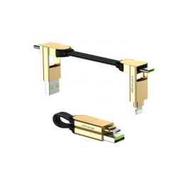 Rolling Square inCharge X 100W Swiss Made Charging Cable - Marble Beige