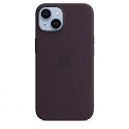 iPhone 14 Silicone Case with MagSafe - Elderberry