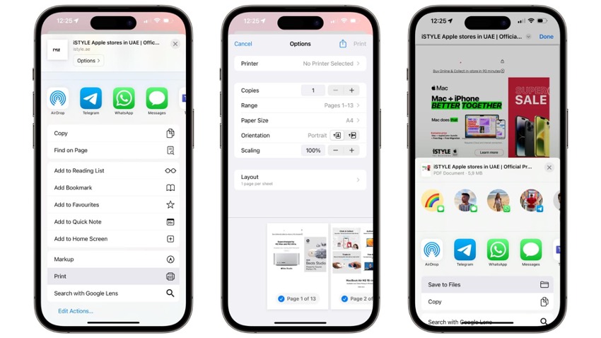 How to create PDF files on the iPhone