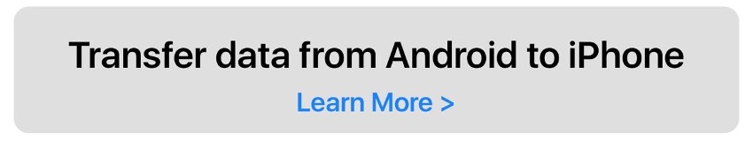 How to transfer data iPhone to iPhone