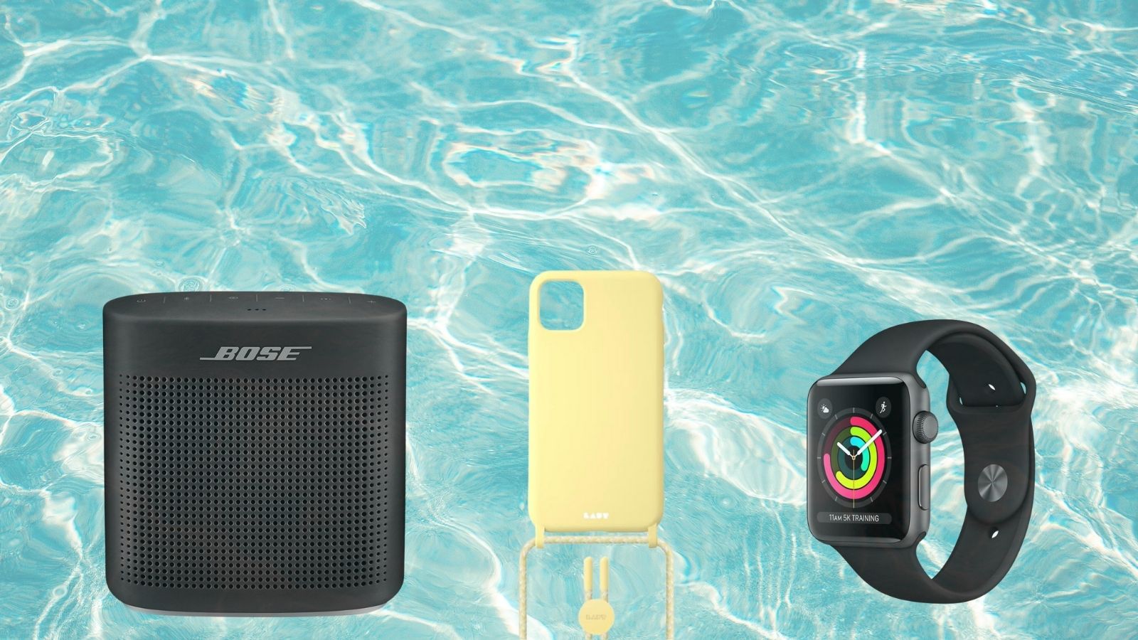 iPhone in the pool